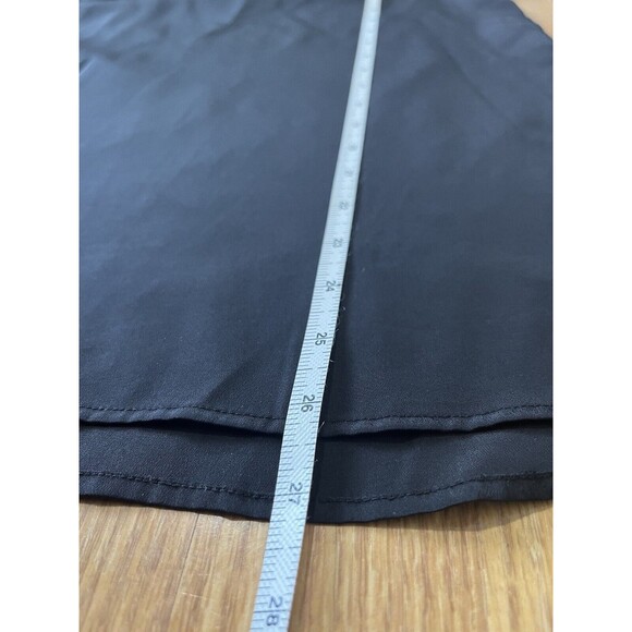 J Crew Factory Black Satin Cap Sleeve Blouse Size XS - Picture 7 of 8